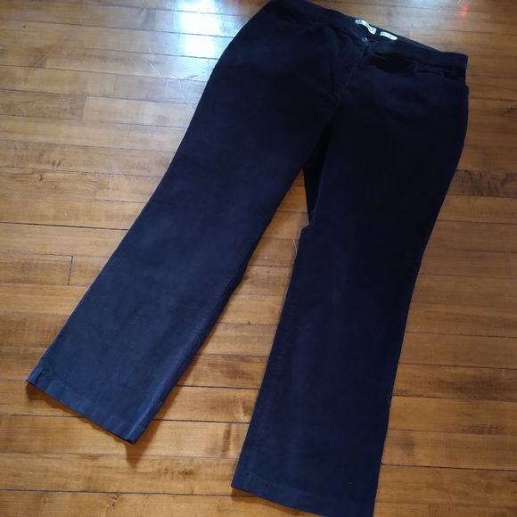 Size 16 petiteBrown Northern reflections corduroy pants - Picture 5 of 16